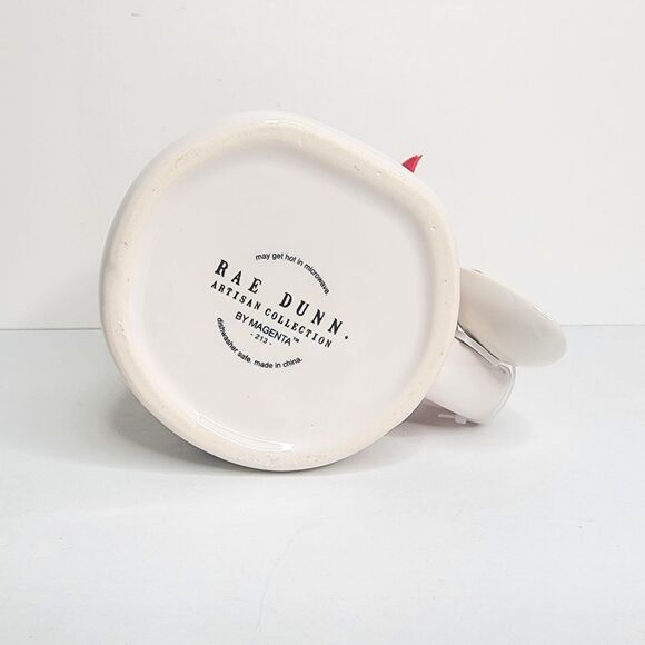 Rae Dunn I LUV YOU With Valentine Heart Shaped Spoon Valentine's Day Mug - NEW - Picture 6 of 6